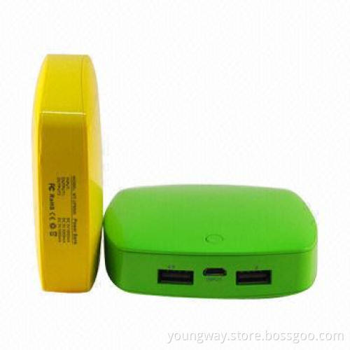 6,600mAh Capacity Power Banks for Mobile Phones, 5V at 1A Input